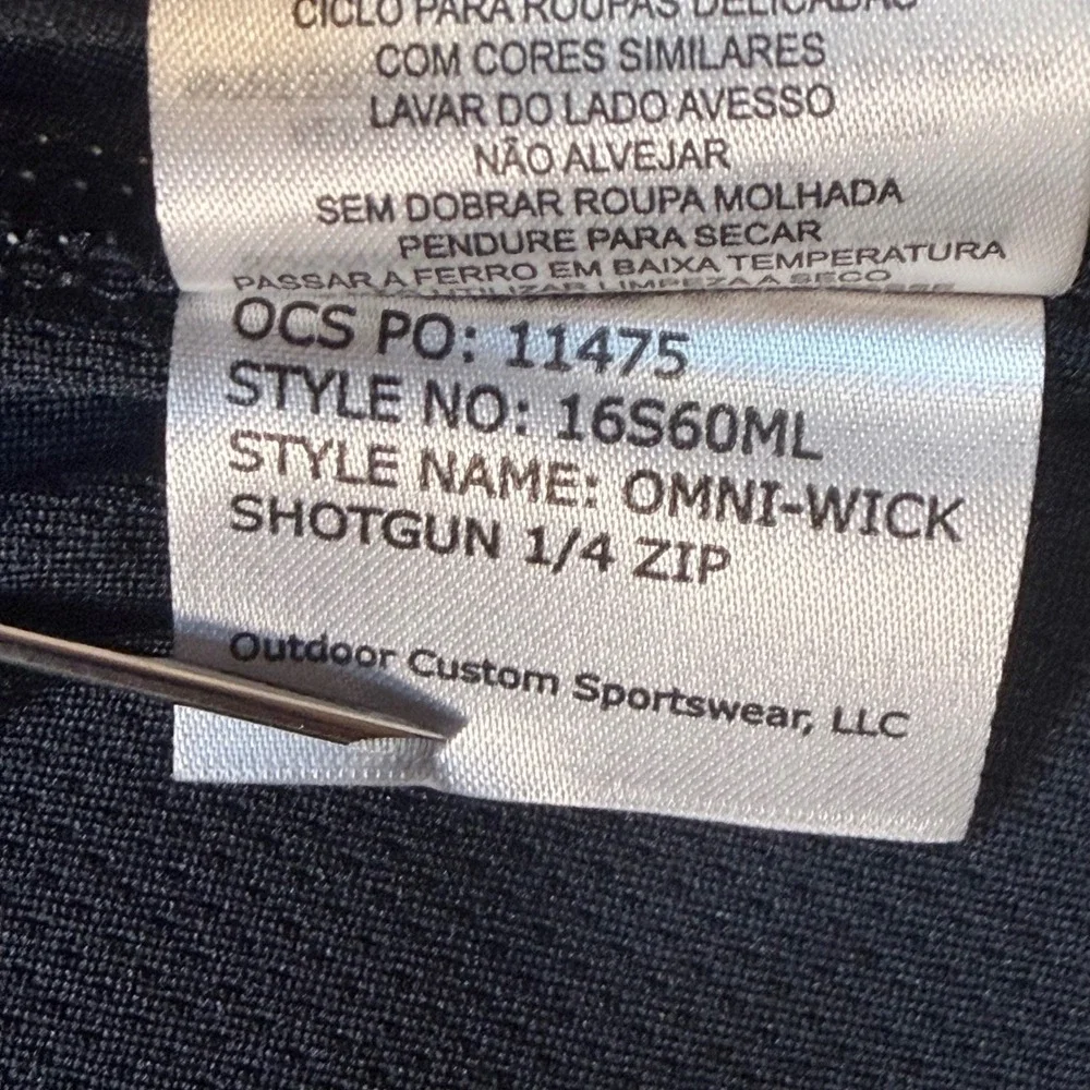 Columbia Golf Omni Wick Shotgun 1/4 Zip Pullover Mammoths Mens 2XL NWT Gray